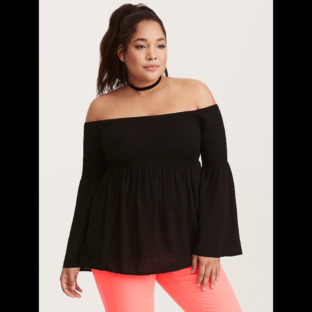 Torrid Off The Shoulder Blouse